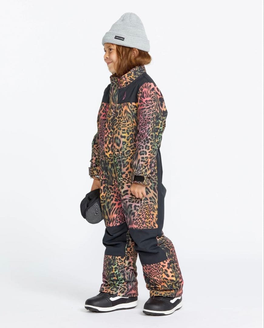 【新品タグ付き】VOLCOM キッズ ウェア 4T レオパード Burton