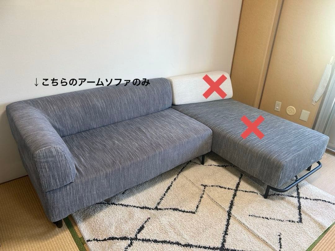 ACTUS OWN-F シングルアームソファ　※2/16（月）以降発送可能