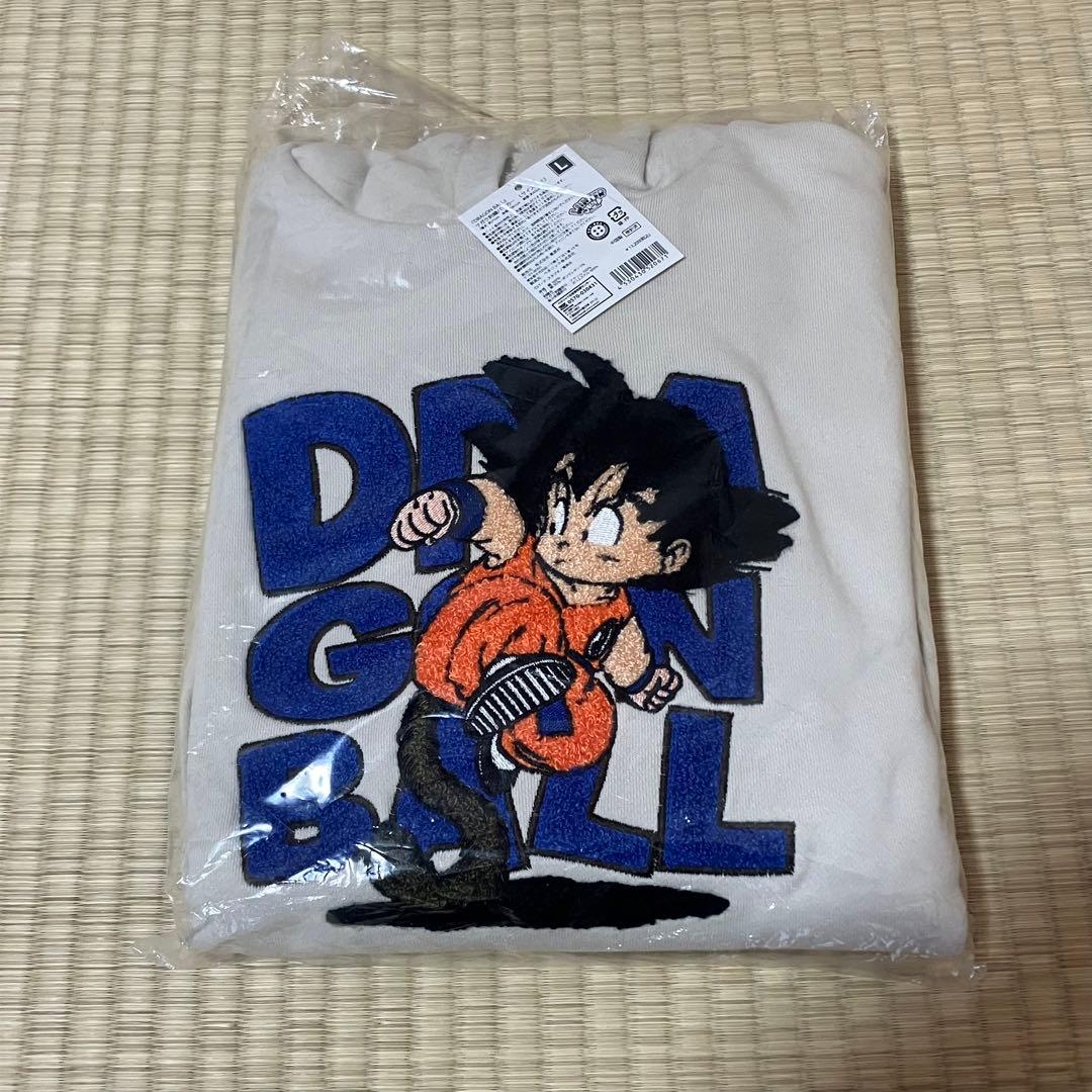 う*る様 新品　DRAGON BALL ドラゴンボール　サガラ刺繍パーカー　Lサ