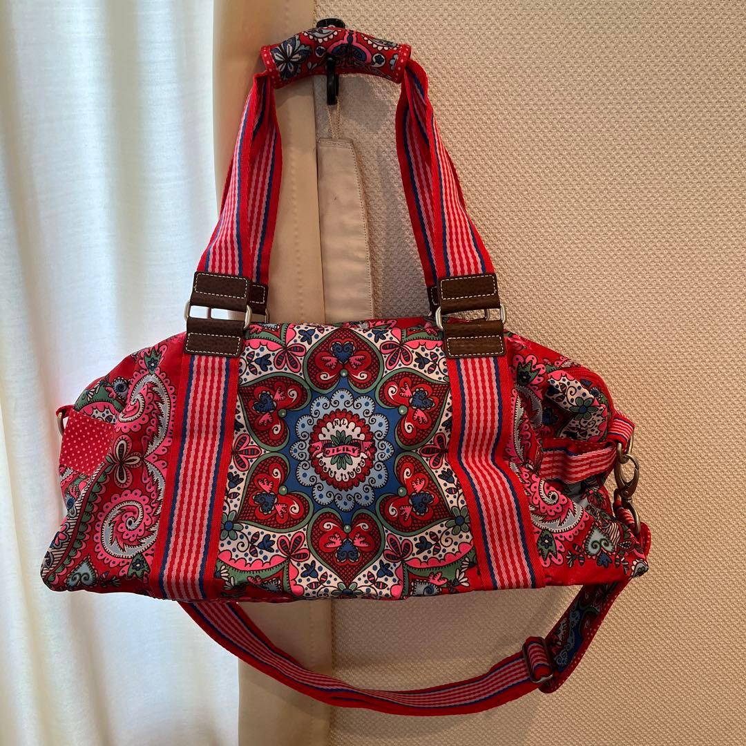 OILILY ボストンバッグ 花柄