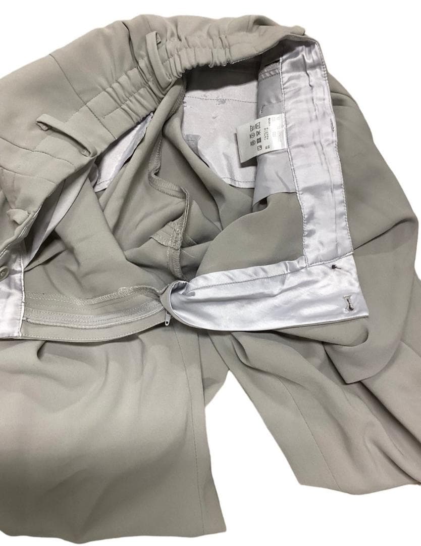 PLST セットアップ レディース ビジネススーツ ノーカラージャケット パンツ