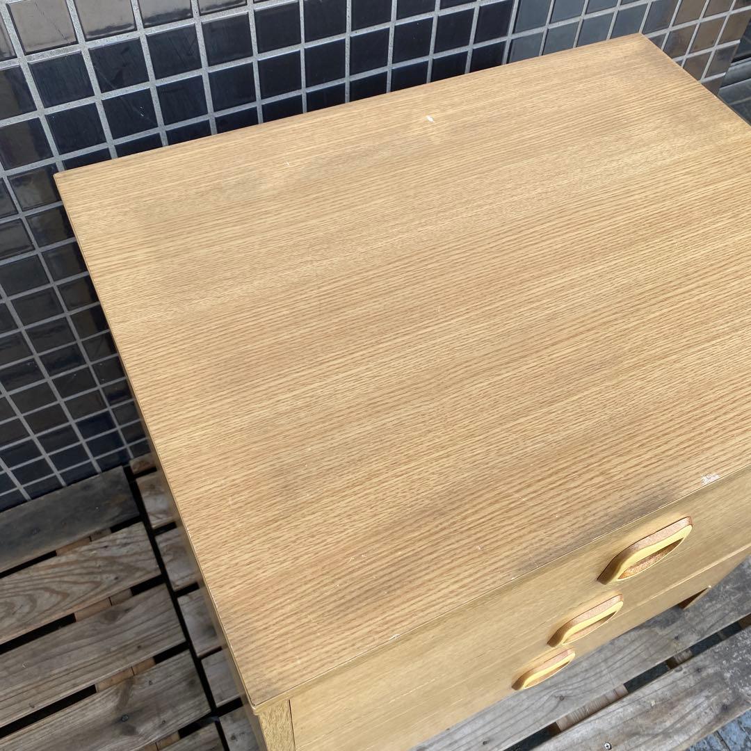 昭和レトロ 三段チェスト ヴィンテージ家具 ミッドセンチュリー レトロポップ