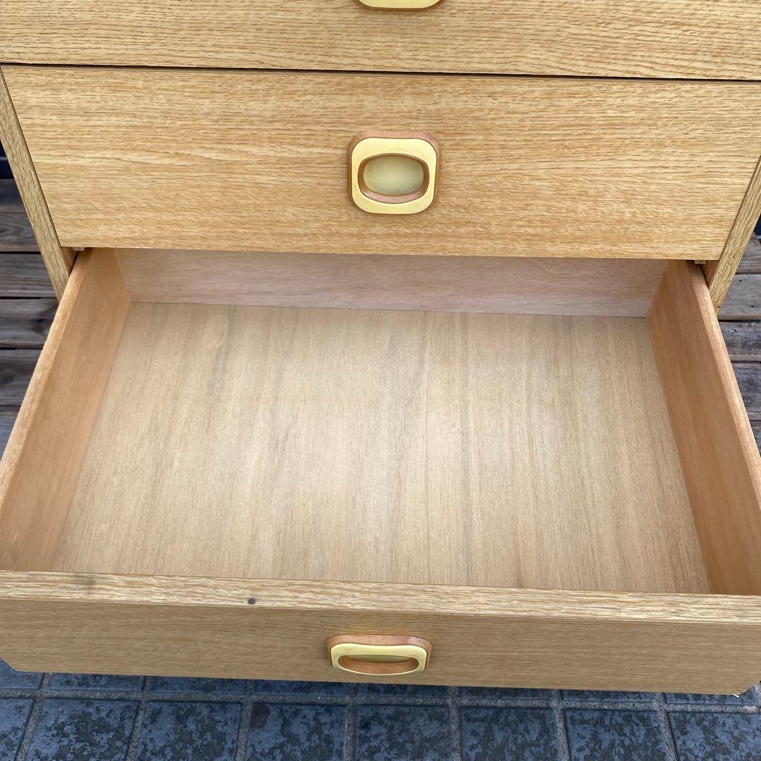 昭和レトロ 三段チェスト ヴィンテージ家具 ミッドセンチュリー レトロポップ