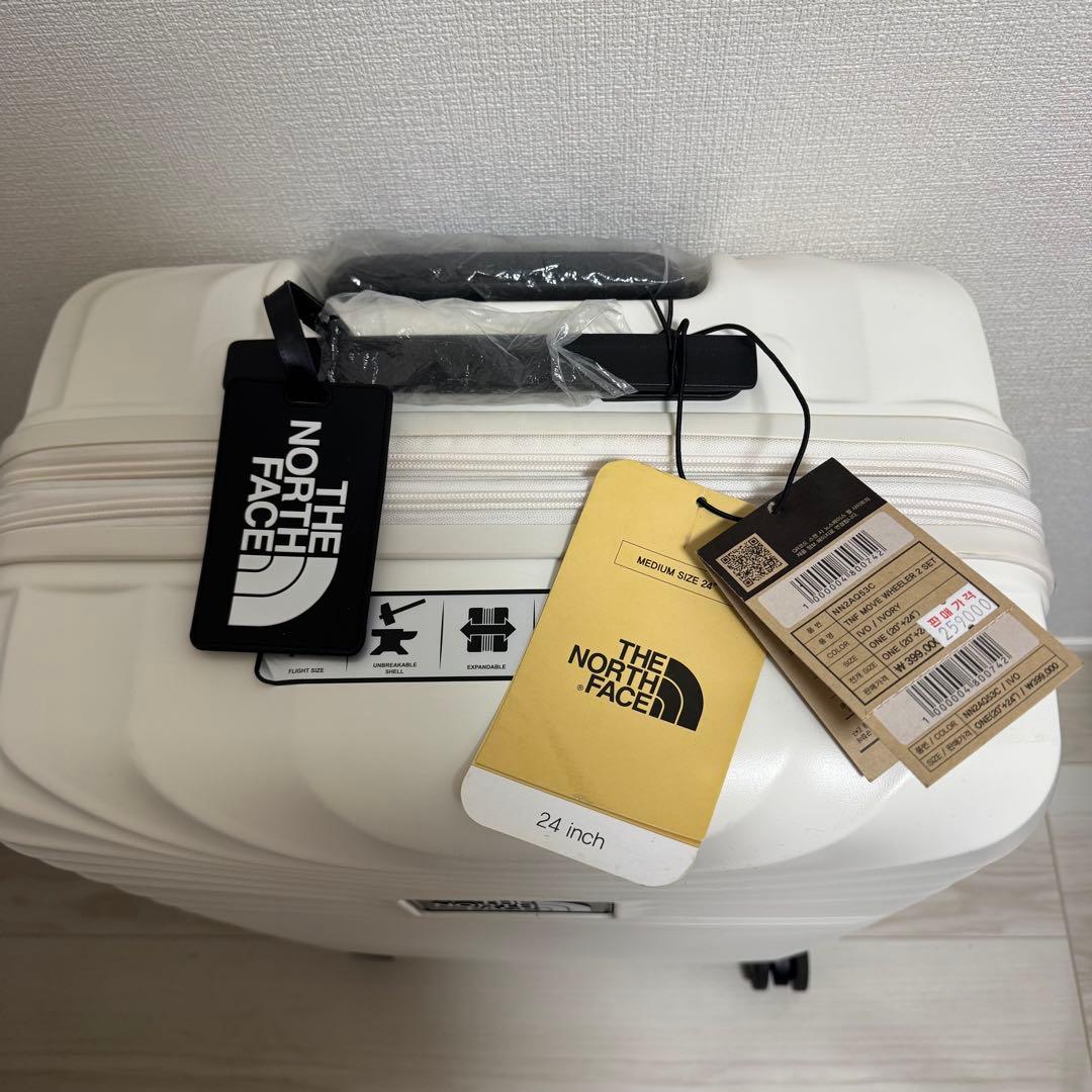 【韓国限定】THE NORTH FACE 24インチ キャリーケース ホワイト