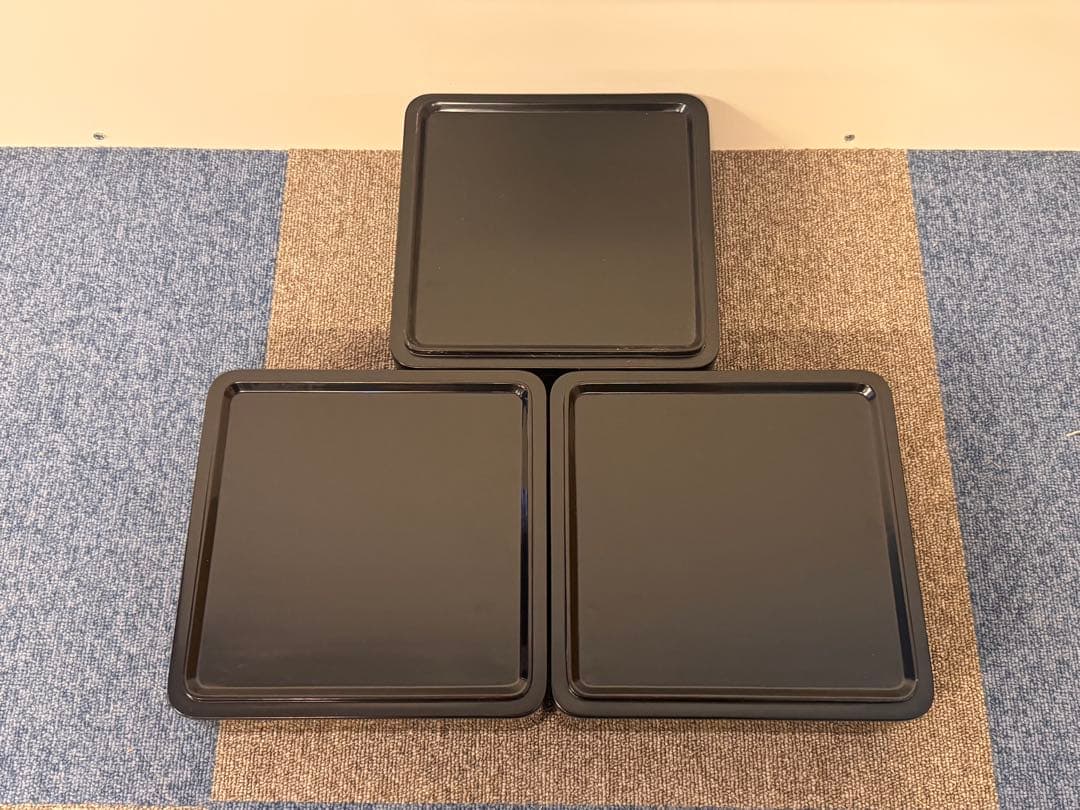 【輪島塗】沈金牡丹彫 三段重箱 金蒔絵 六五重 内朱塗 天然木 共箱