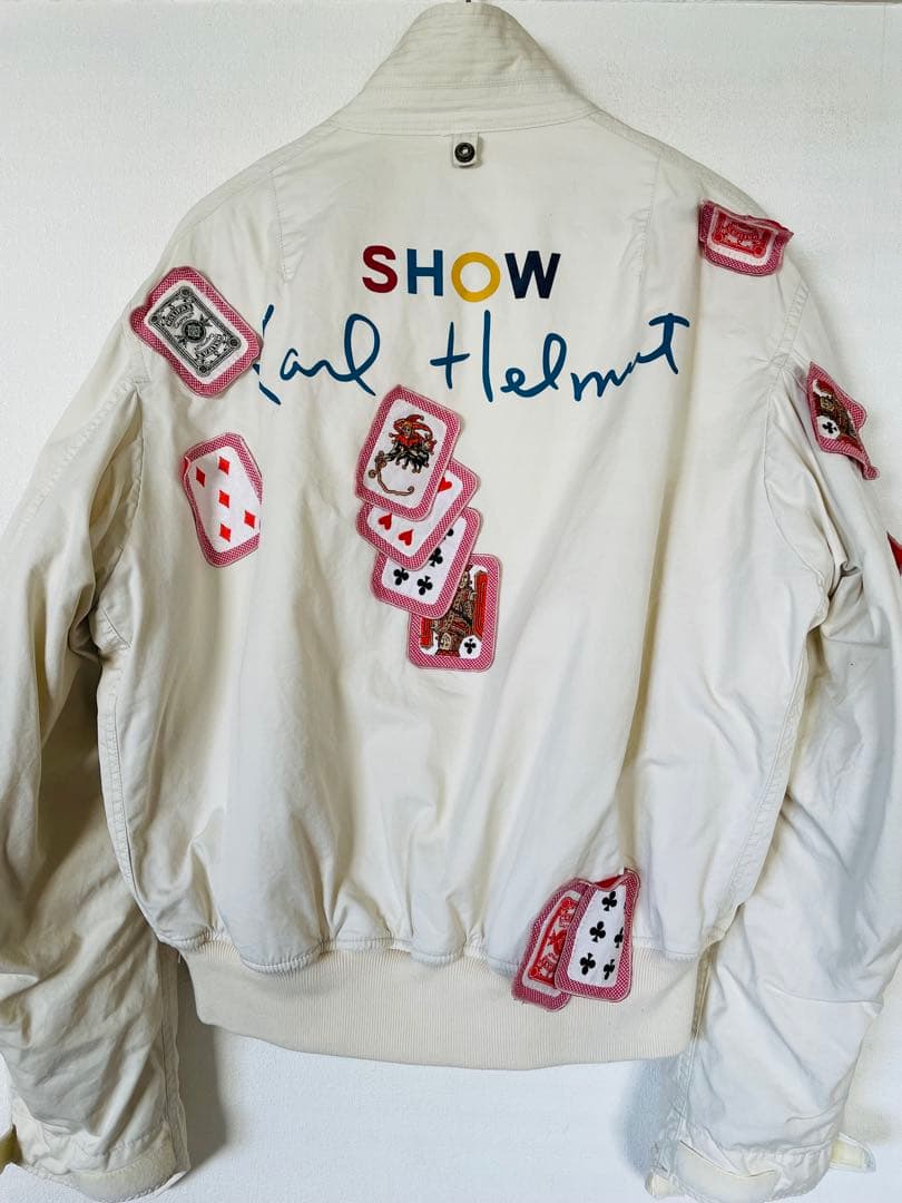 ❑*❒様 カールヘルム　トランプワッペン付き　SHOWジャンパー キナリ