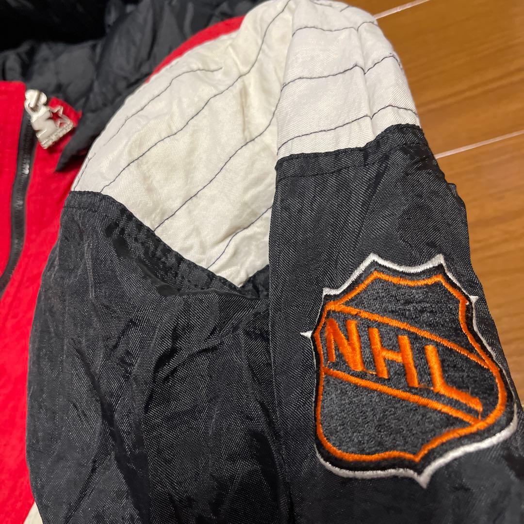 【激レア】90s STARTER NHL ブラックホークス XL 中綿ジャケット