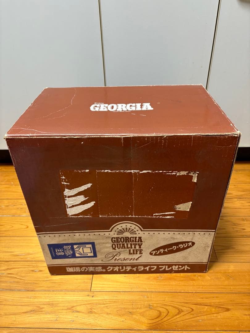 非売品　IA ジョージア　アンティーク　ラジオ型　インテリア