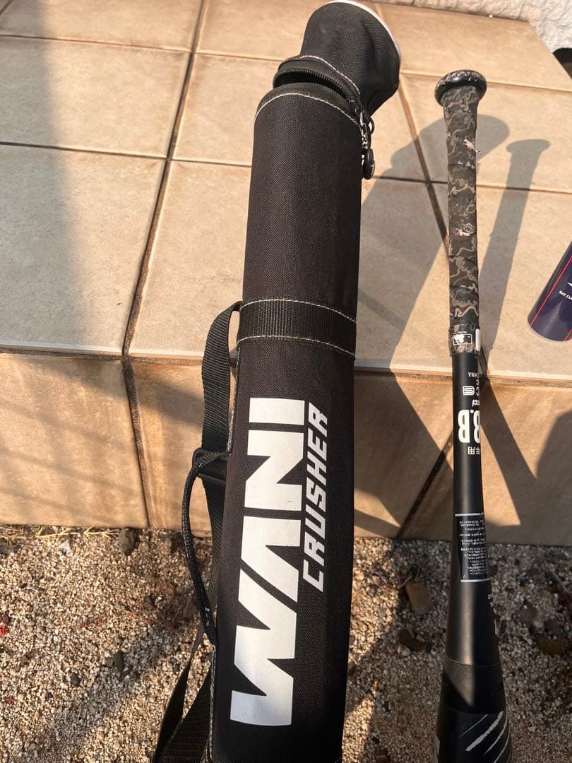 本日限りmarucci 黒ワニ　ワニクラッシャージュニア用82cm クリーナー付