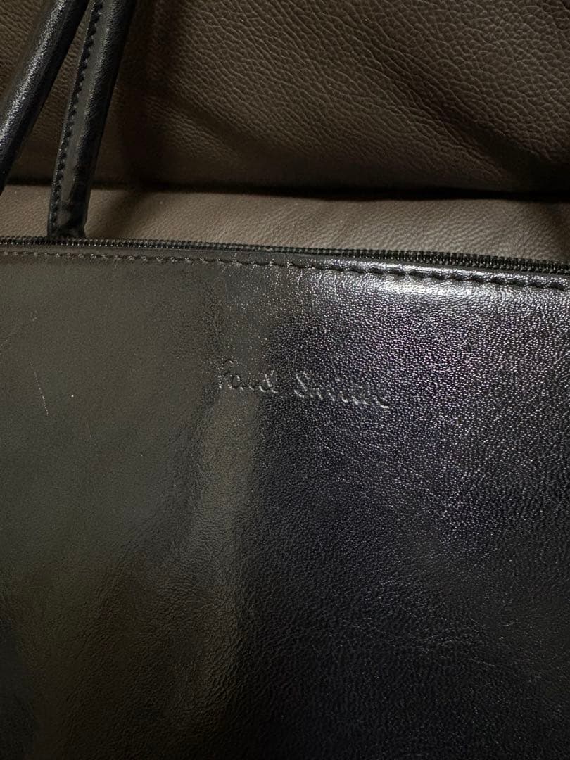 Paul Smith ブラック レザートートバッグ