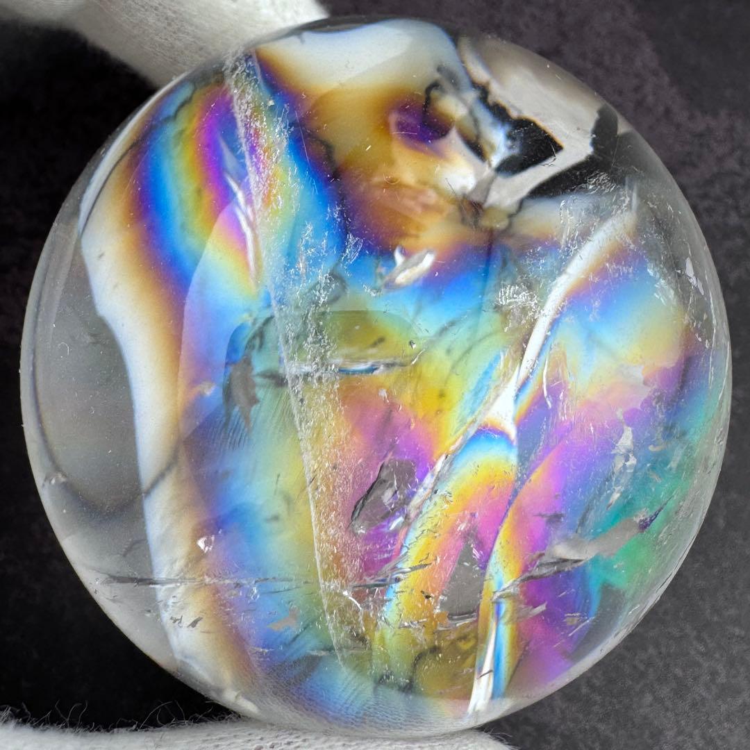 M-28虹入り水晶丸玉　K-15 K-39 おまとめありがとうございます