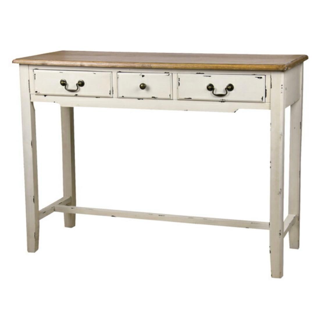 コンソールテーブル フレンチカントリー調　アンティーク　引き出し　東谷