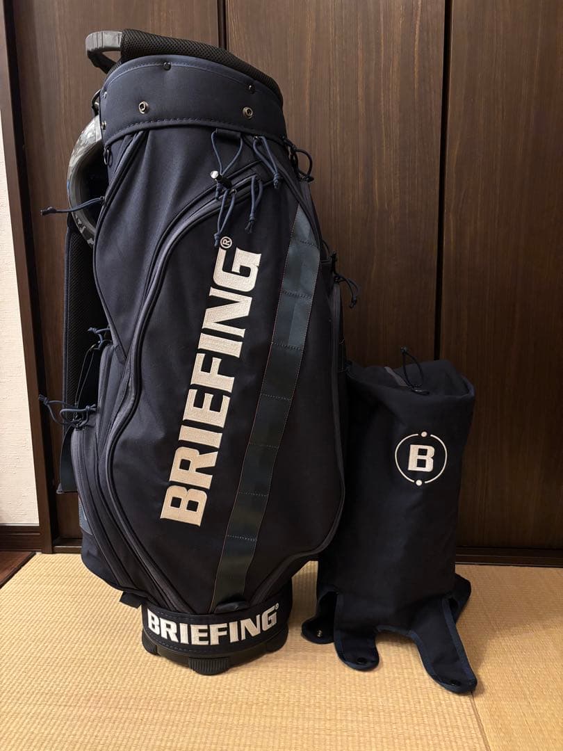 ブリーフィングキャディバッグ　CR-5 #02 ゴルフバッグ ネイビー