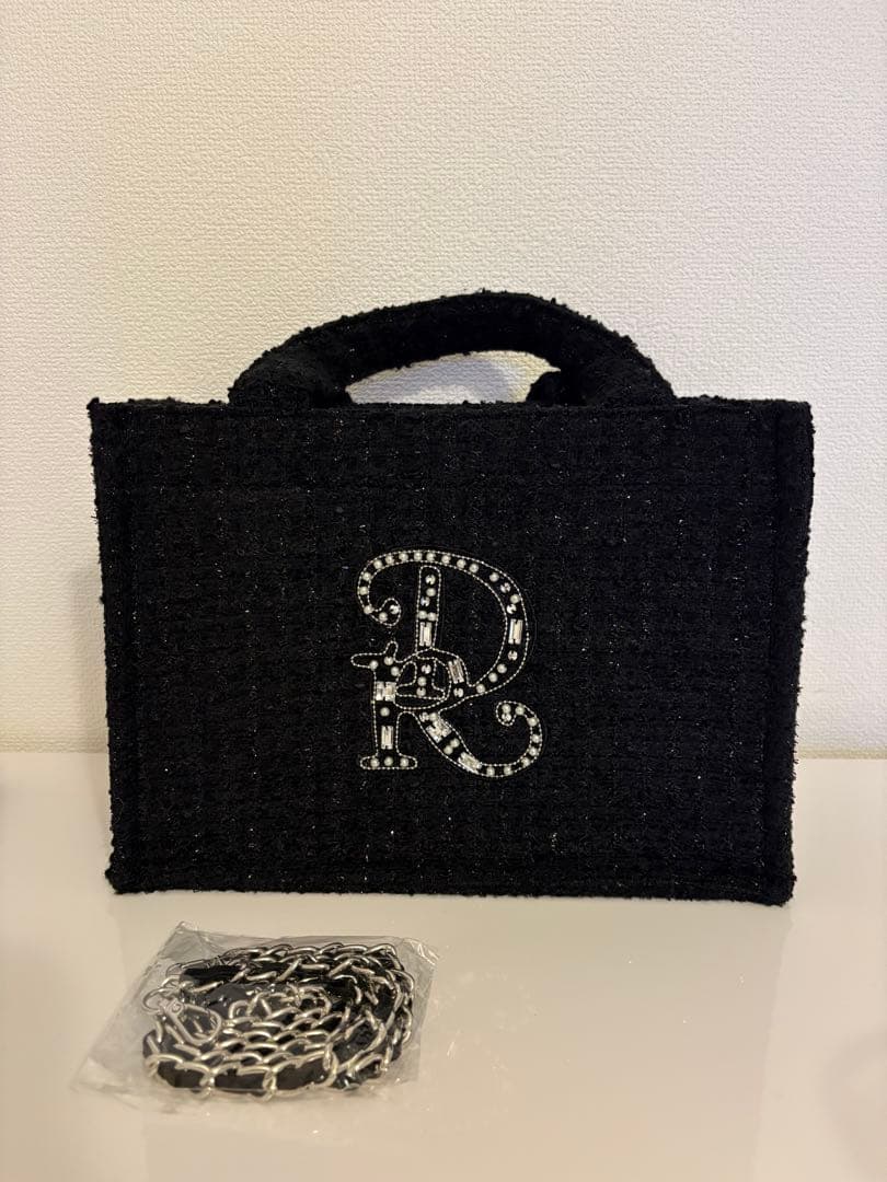 Darich DRビジューミニトートバッグ ブラック