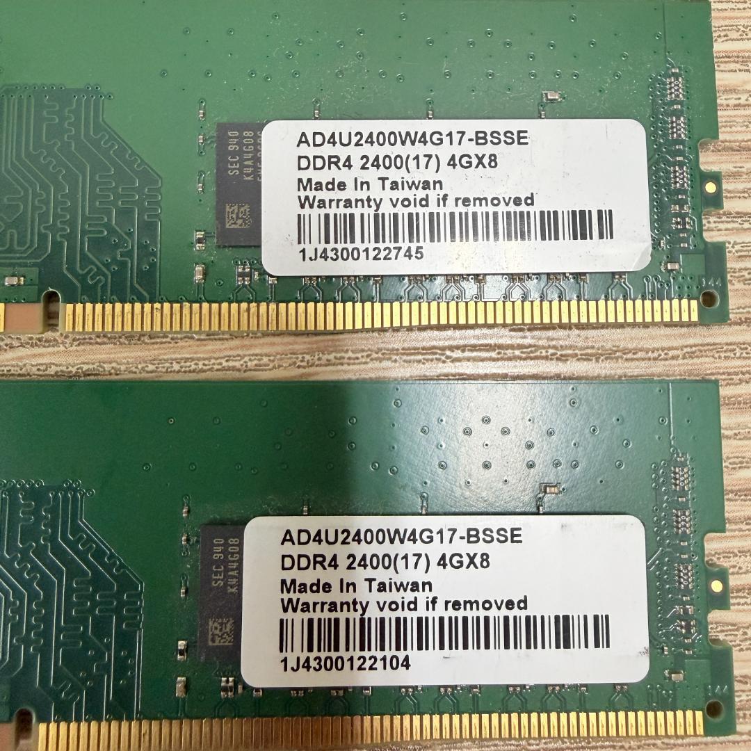 値下【BUFFALO】 DDR4-2400 4GB メモリ10枚セット計40GB