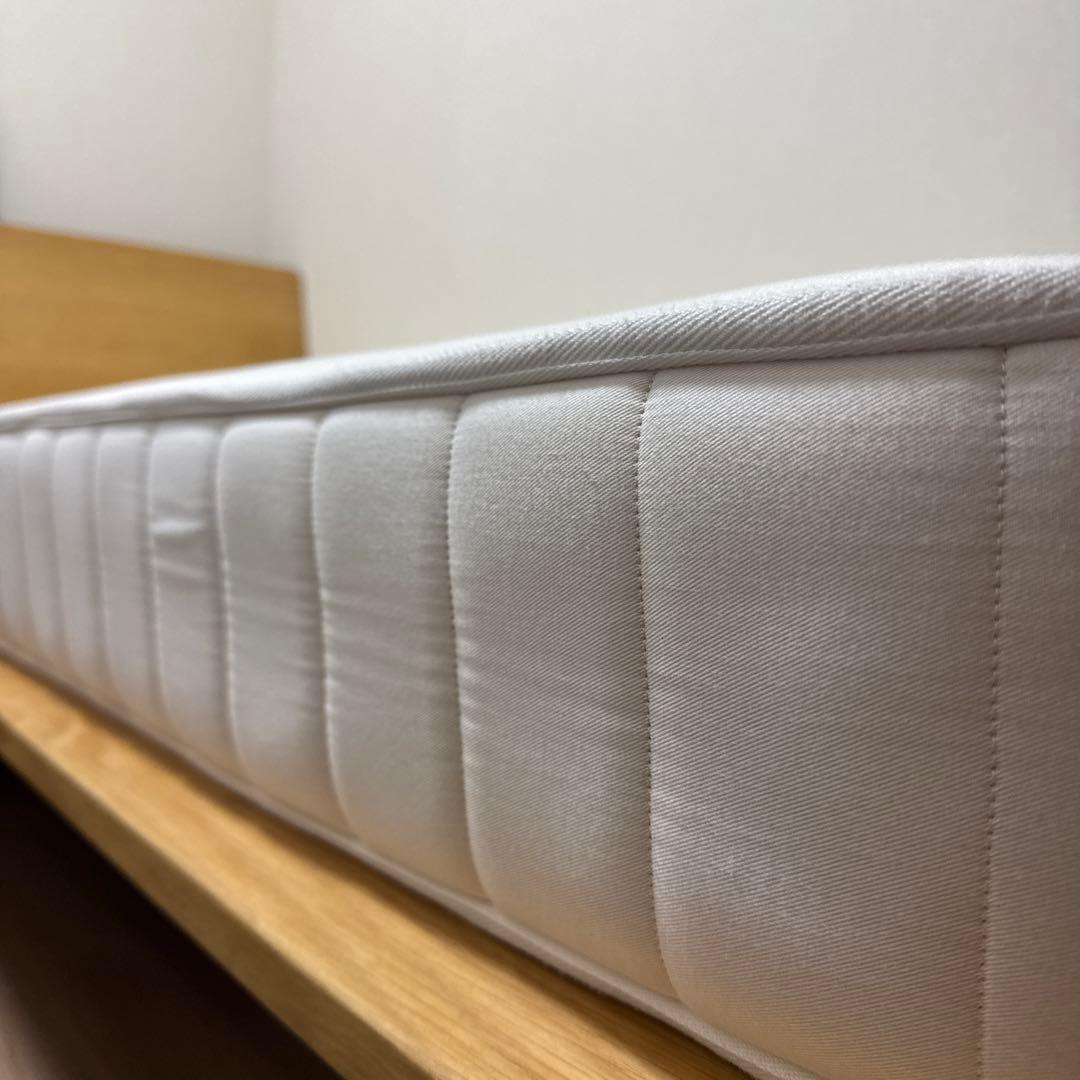 無印良品　木製スモールシングルベッドフレーム マットレス　セット