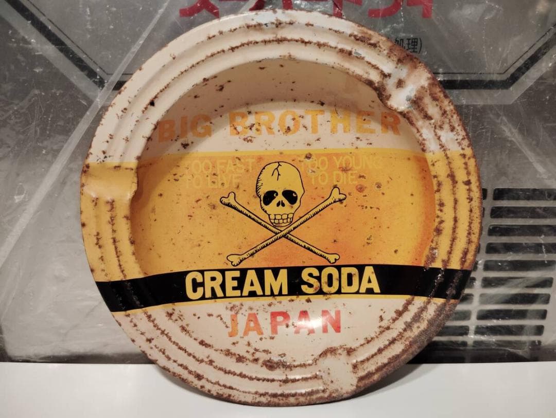 廃番★昭和レトロ★80年代★原宿 CREAM SODA クリームソーダ 灰皿