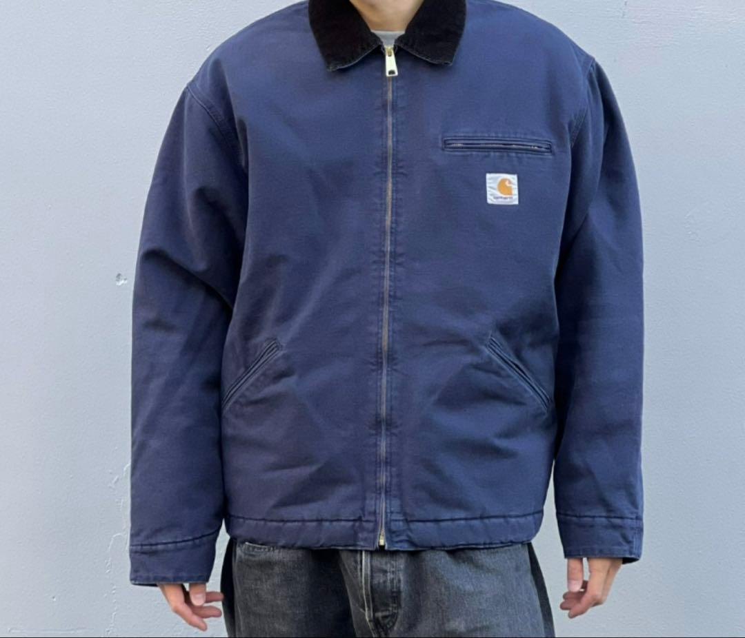 Carhartt デトロイトジャケット ネイビー