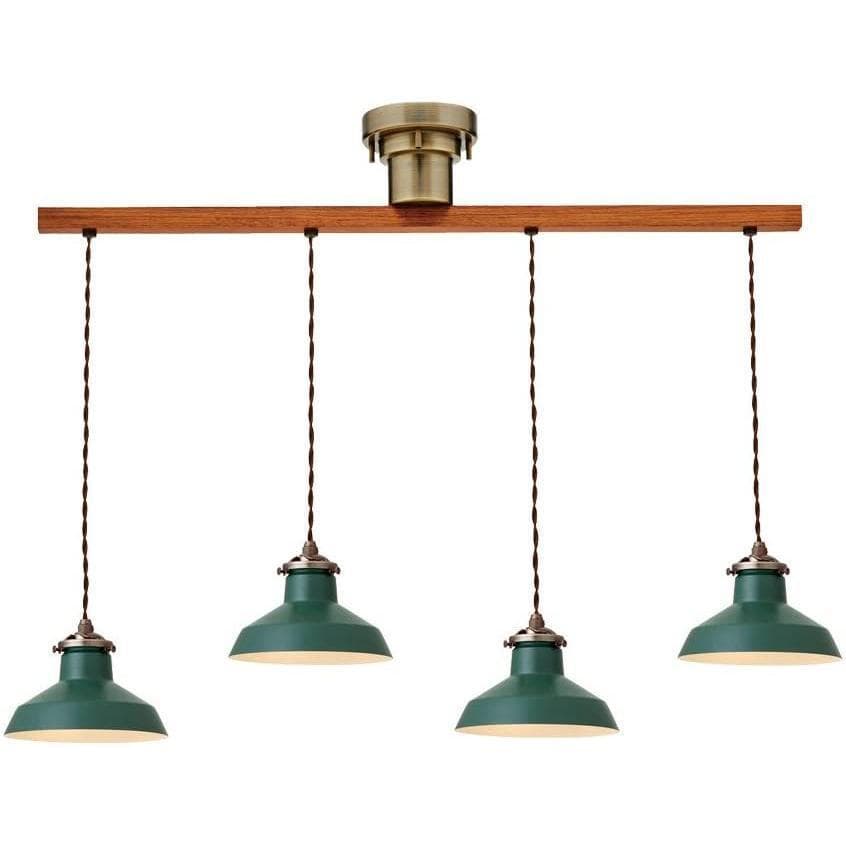 インターフォルム Gien Dangle 4 ペンダントライト グリーン