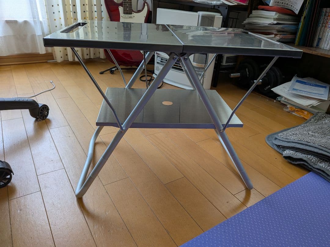 【使用頻度少】スノーピーク 焚火MYテーブル ステンレス トレー付