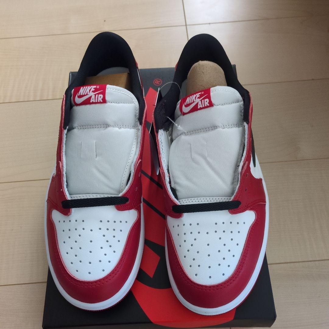 NIKE Air Jordan 1 Low ホワイト/レッド/ブラック