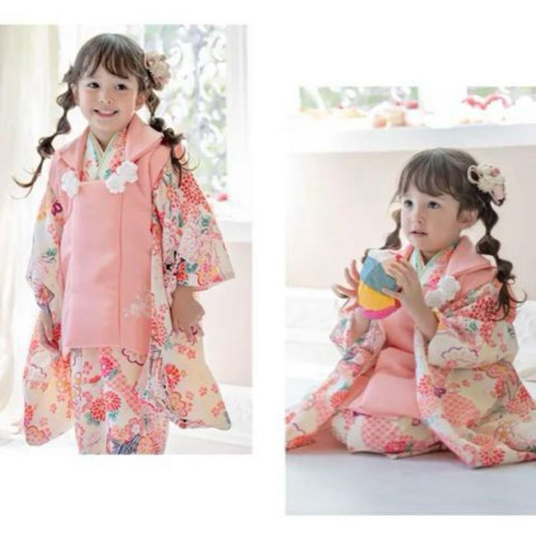 【ほぼ新品】七五三 被布セット＋草履 3歳