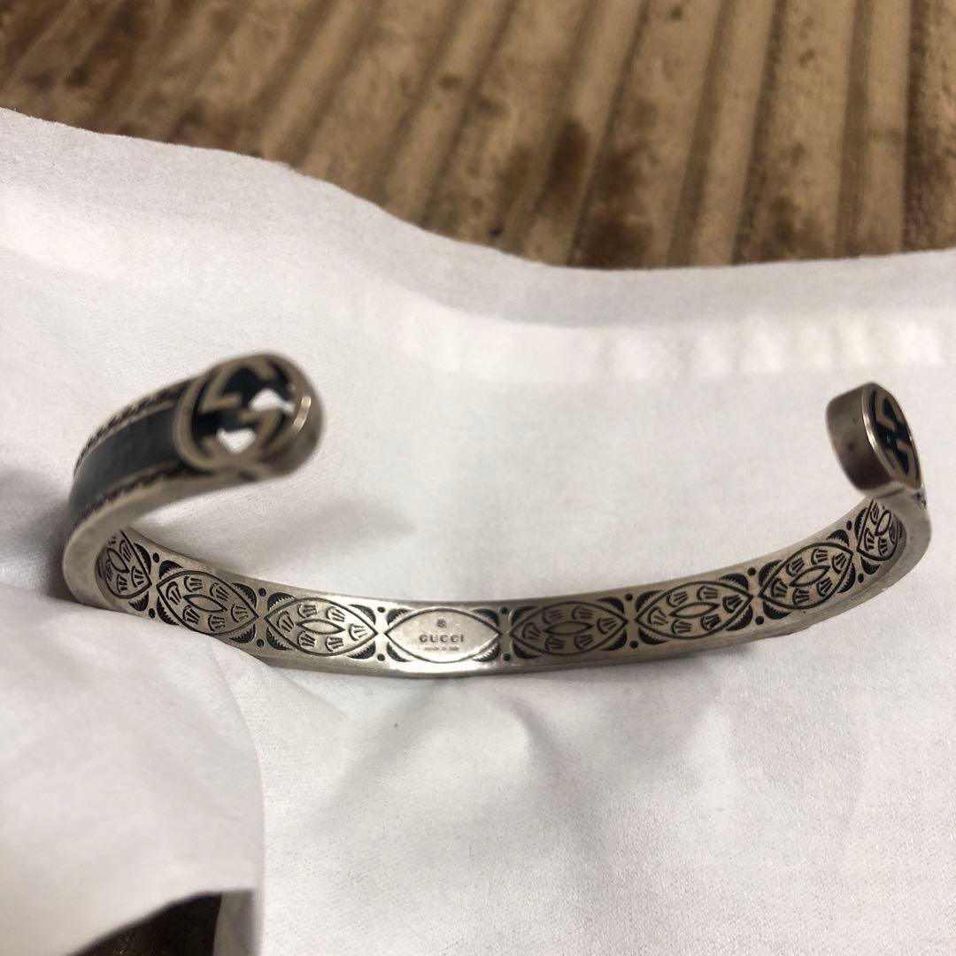 GUCCI インターロッキング エナメルブレスレット