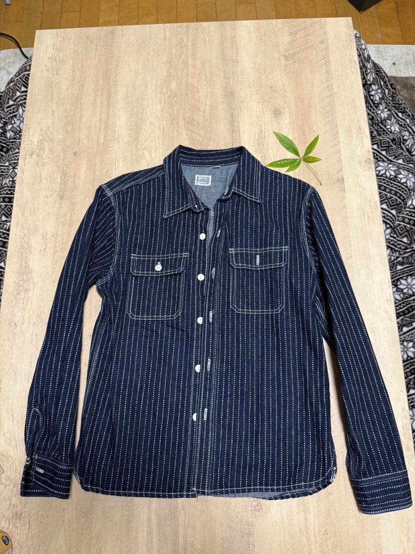 FLATHEAD ウォバッシュ デニムシャツ 7014Wサイズ42