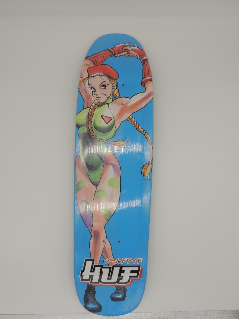 テープ付　正規品 ＨＵＦ×ストリートファイター　コラボ　デッキ　キャミー