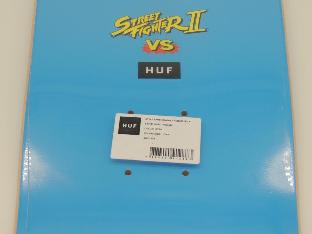 テープ付　正規品 ＨＵＦ×ストリートファイター　コラボ　デッキ　キャミー
