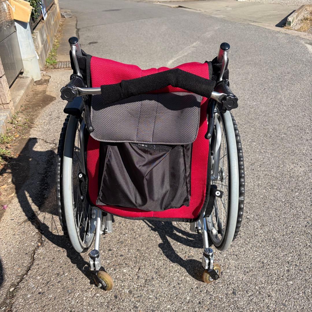 車椅子 【日進医療器 座王シリーズ スタンダード NA-506W】自走式車椅子