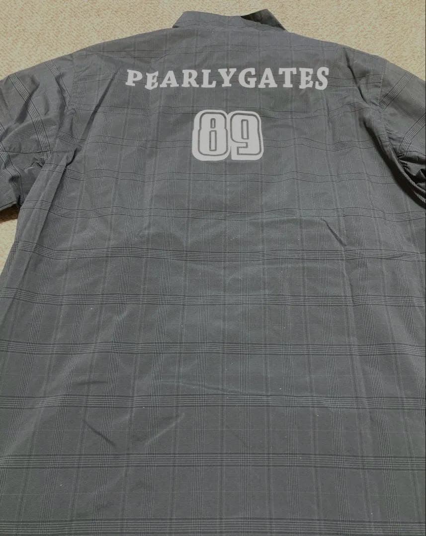 PEARLY GATES チェック柄ジャケット グレー