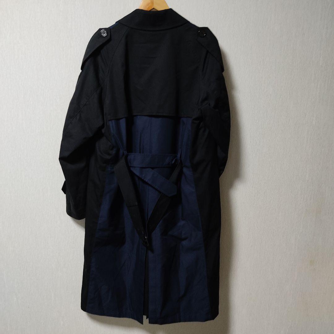 ブラックレーベルクレストブリッジ ライナー付きロングトレンチコート バイカラー