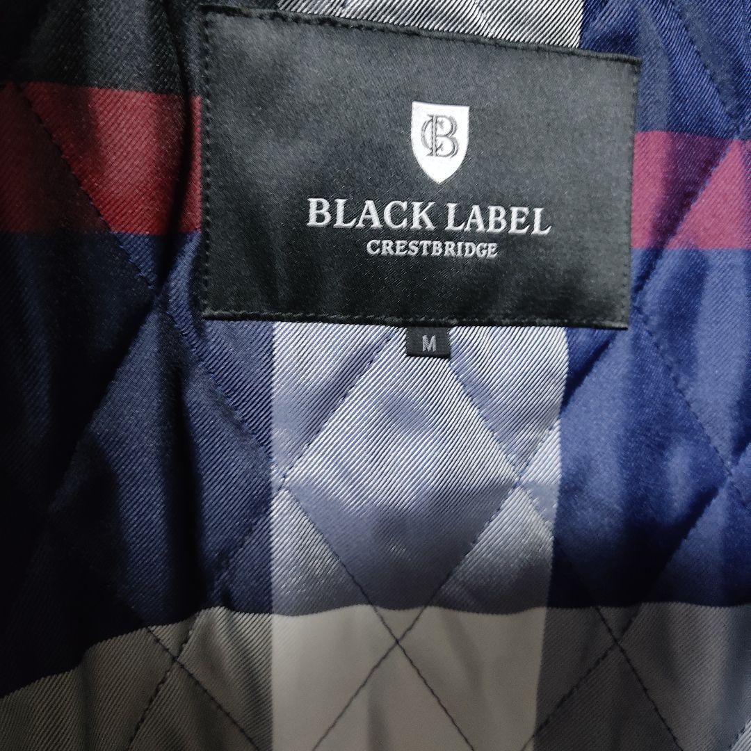 ブラックレーベルクレストブリッジ ライナー付きロングトレンチコート バイカラー
