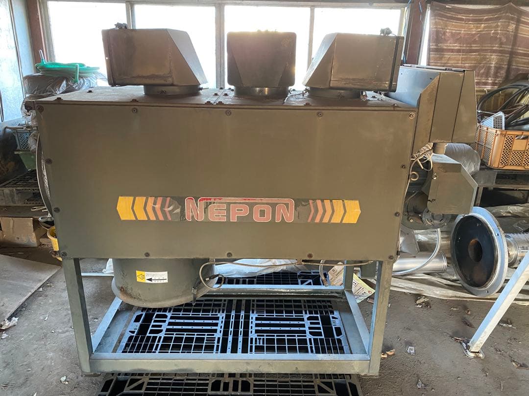 【引き取り限定】ネポンビニールハウス用暖房機＋灯油オイルタンク（405ℓ）