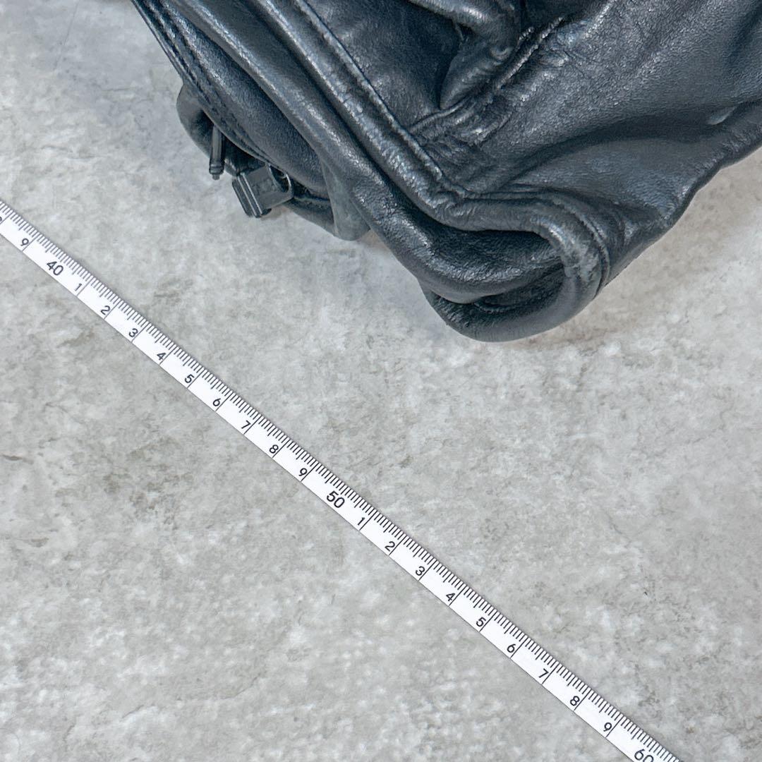 【希少】TUMI オールレザー ガーメントバッグ トゥミ ブラック スーツ 出張