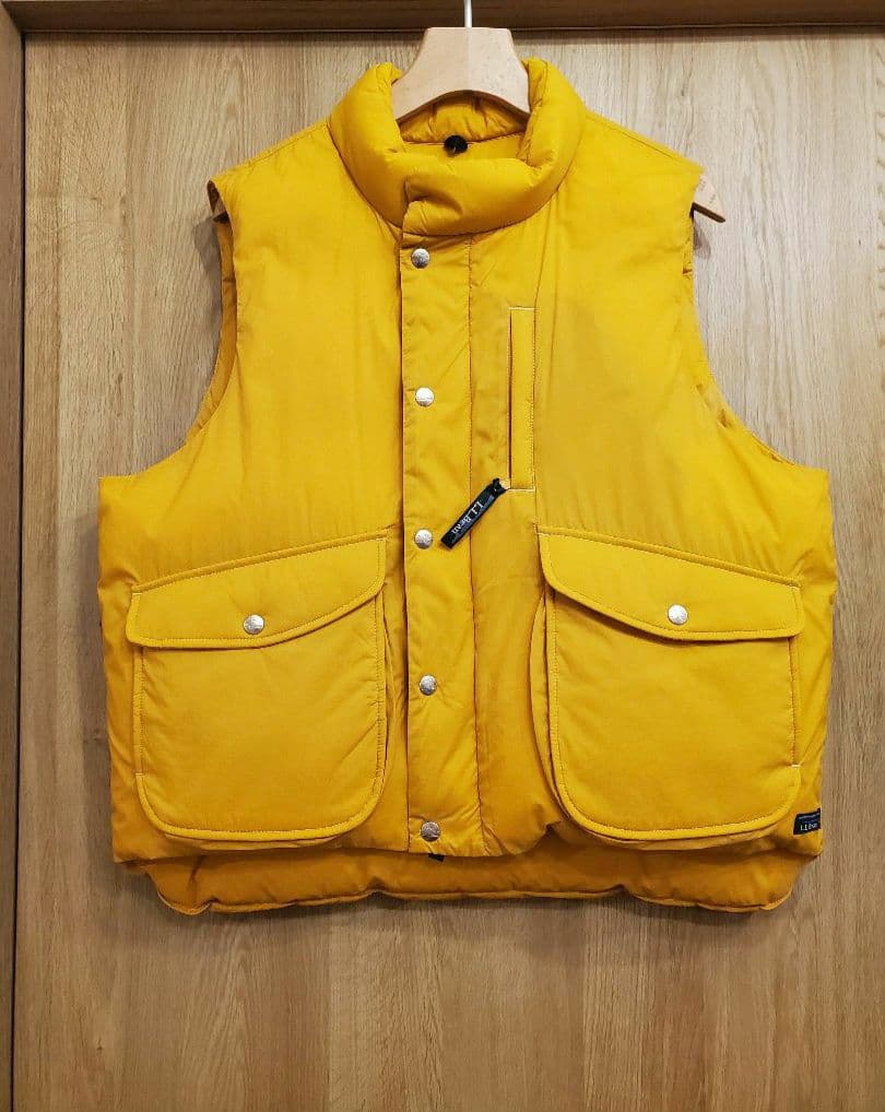 未使用⭐L.L.BEAN [エルエルビーン] ホールデンダウンベスト ゴールドM