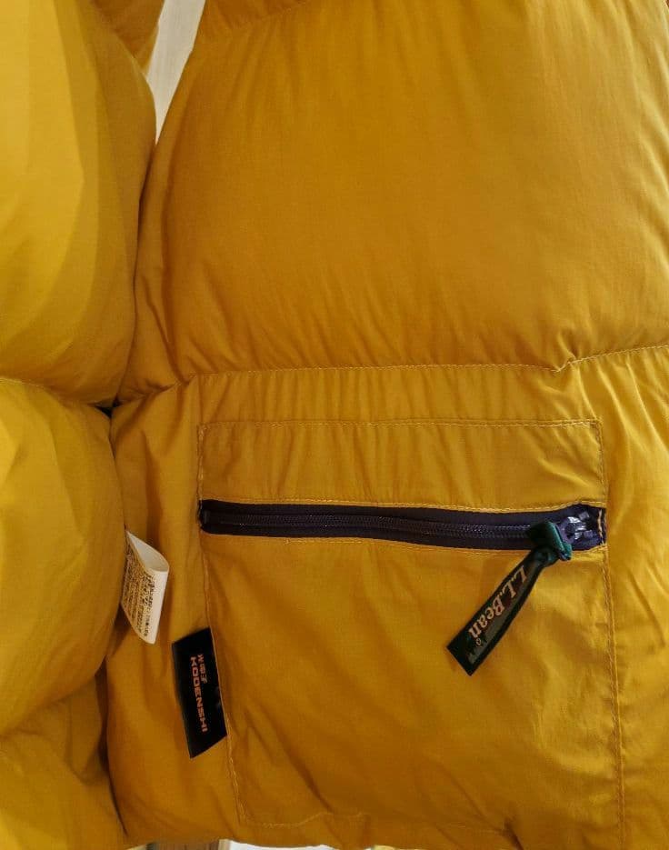 未使用⭐L.L.BEAN [エルエルビーン] ホールデンダウンベスト ゴールドM