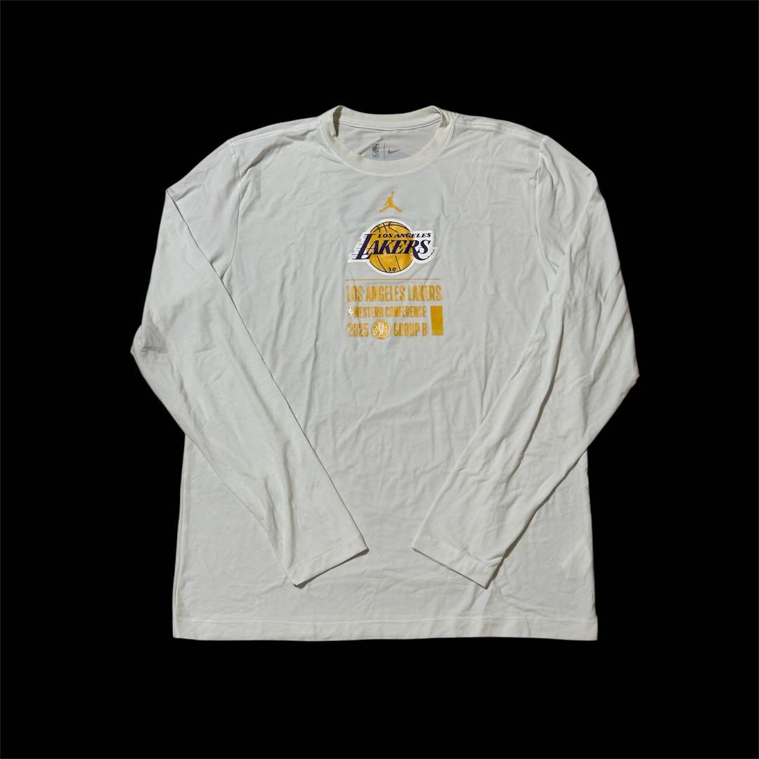 ジョーダンレイカーズTournament選手支給品UsedロングTシャツLサイズ