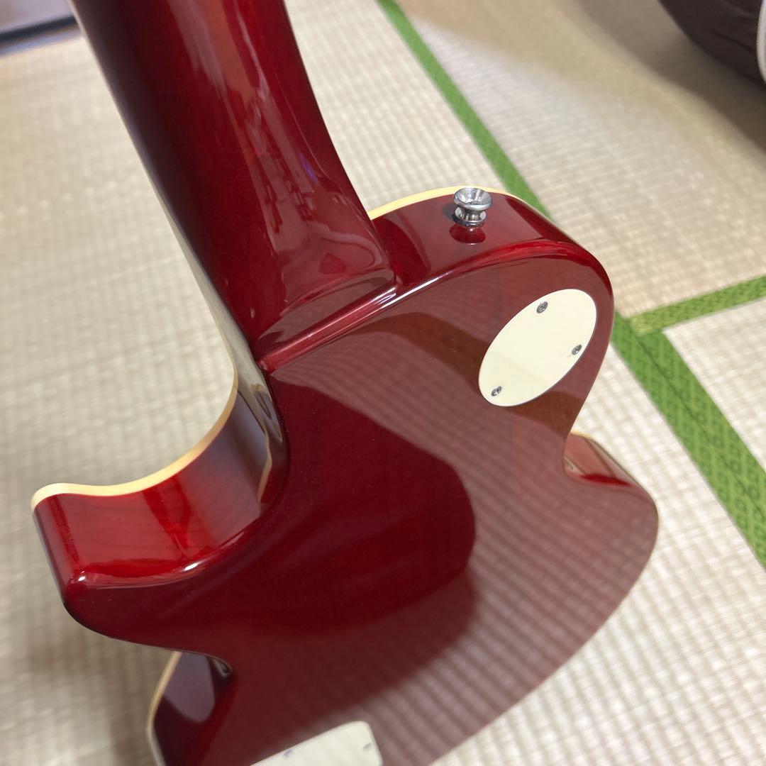Burny バーニー レスポールタイプ エレキギター オレンジ※テールピース欠品