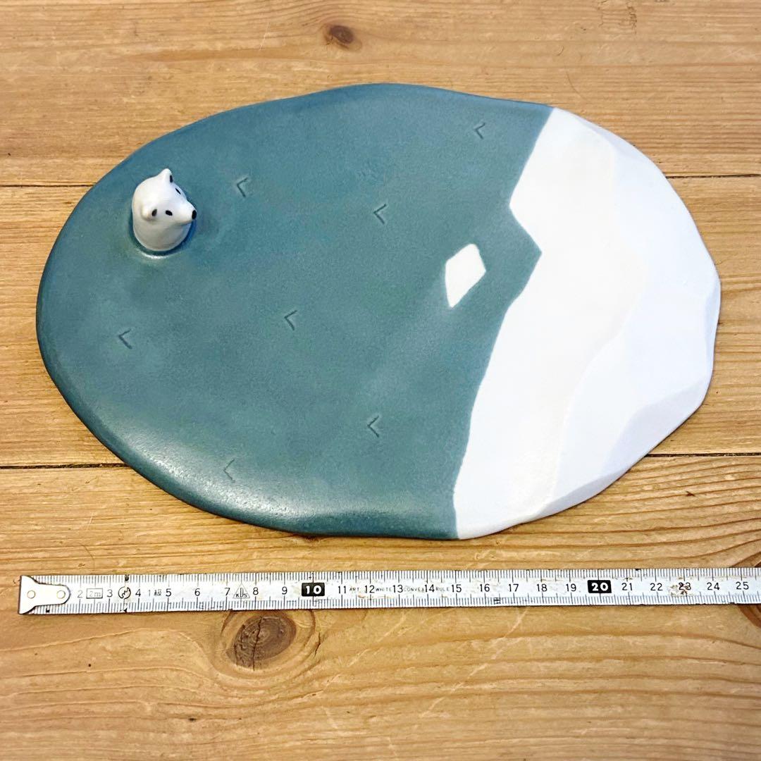 小堤晶子さんのうつわ ☆ 平皿 くま