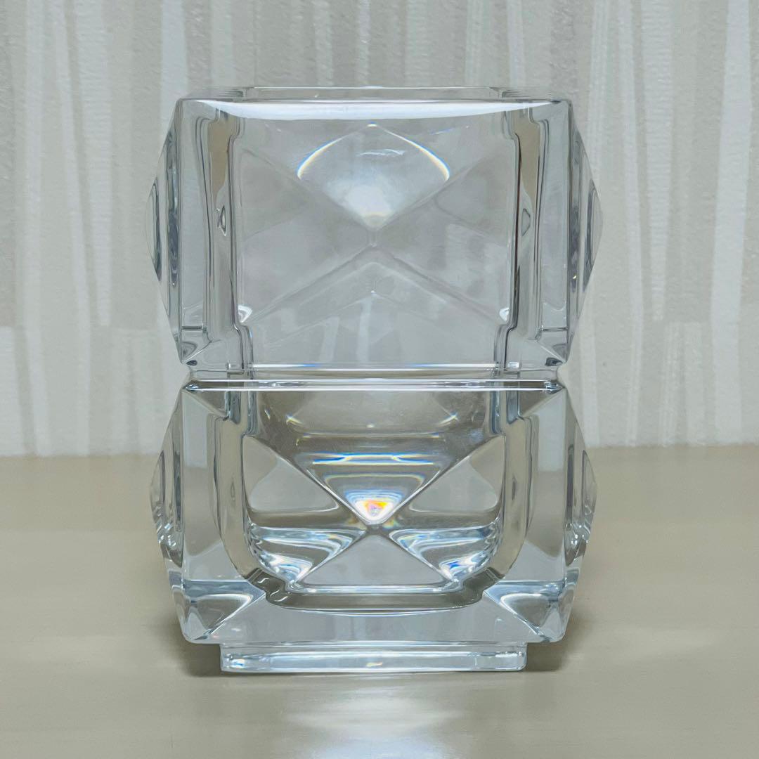 未使用 Baccarat バカラ ルクソール 花瓶 フラワーベース ペンホルダー