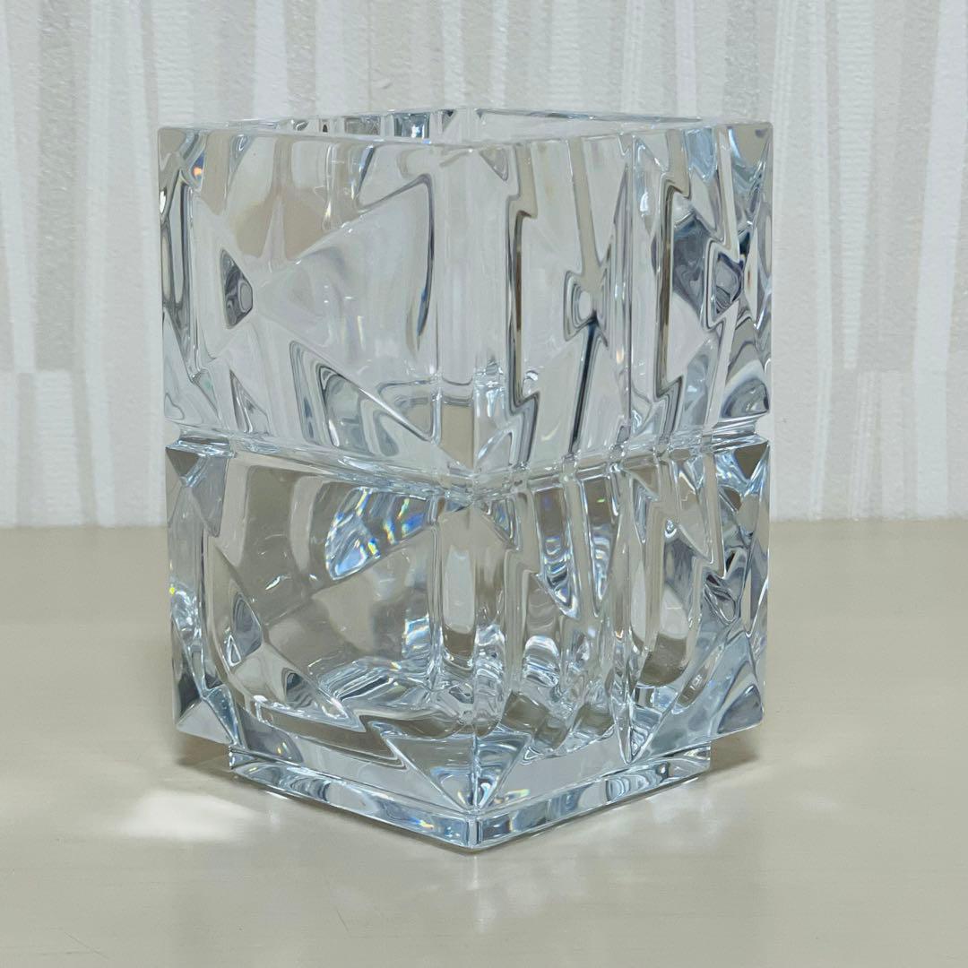 未使用 Baccarat バカラ ルクソール 花瓶 フラワーベース ペンホルダー