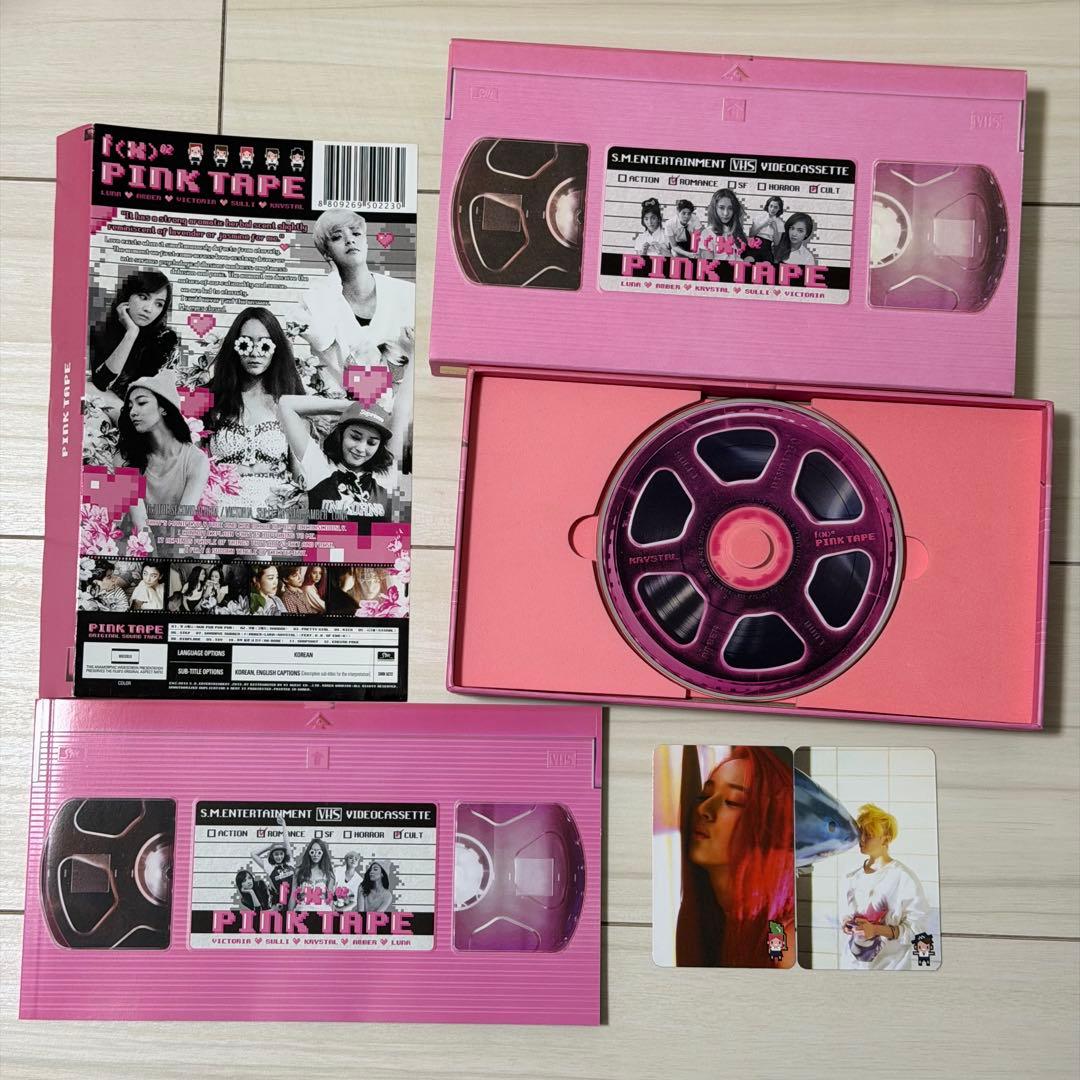 f(x) PINK TAPE クリスタル アンバー トレカ付き