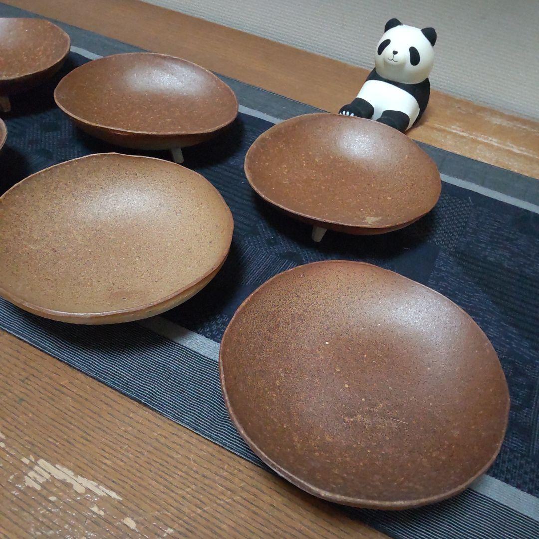 ミッ脚 鉢 8ケ 備前焼