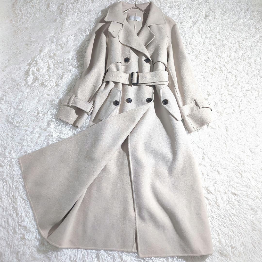 CELFORD リバーコート トレンチコート ウール ダブル ドルマンスリーブ