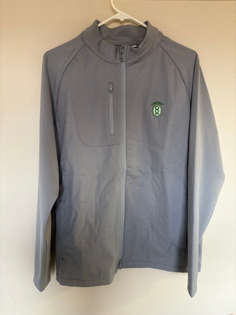パインハースト　PETER MILLAR グレー ナイロンジャケット