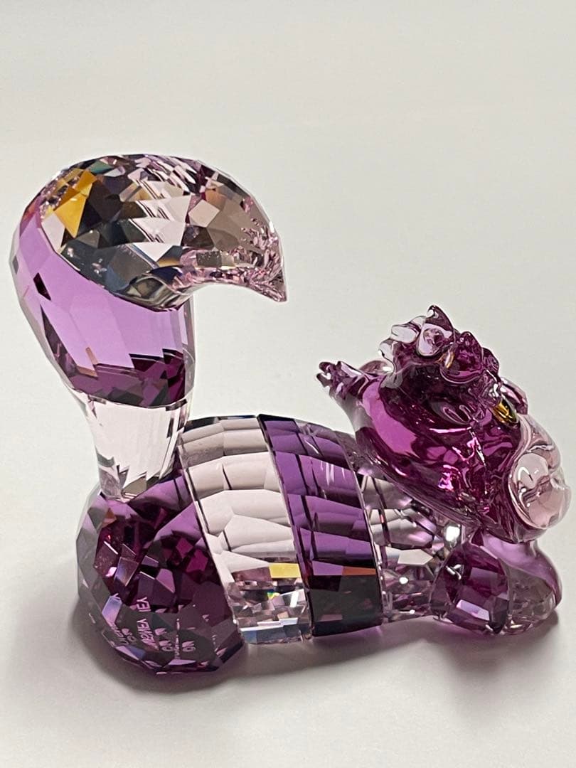 【未使用】SWAROVSKI ディズニー　チェシャ猫　オブジェ　匿名配送❤︎