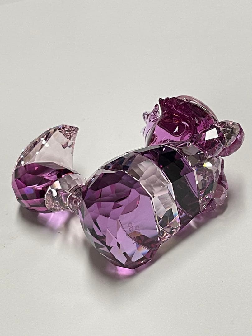 【未使用】SWAROVSKI ディズニー　チェシャ猫　オブジェ　匿名配送❤︎