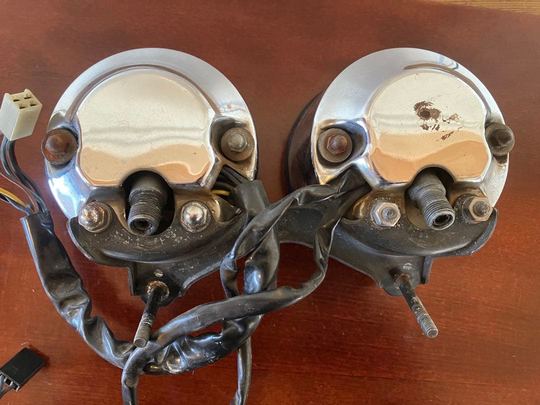 SR400 2H6 スピードメーター　タコメーター ジャンク　純正品